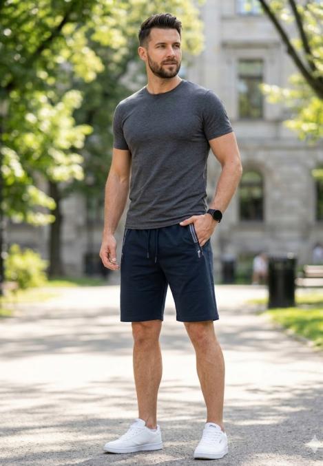 Pantaloni Scurți Bărbați,culoare Bleumarin, Engros